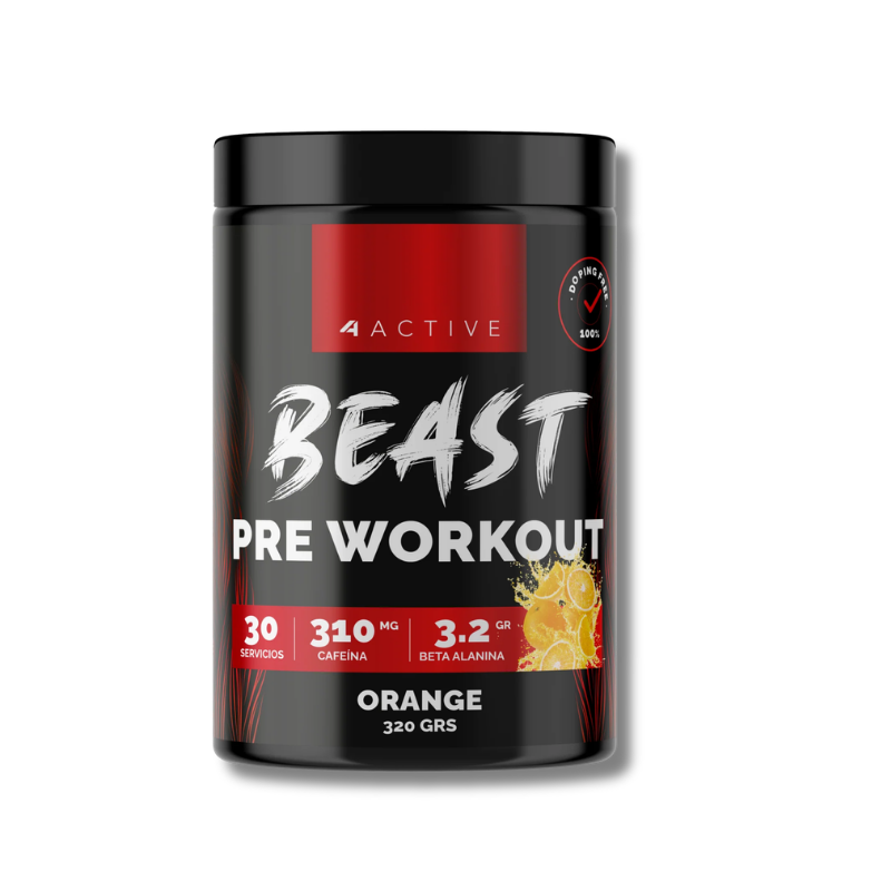 BEAST Pre Workout - 320 grs / 30 servicios, sabores