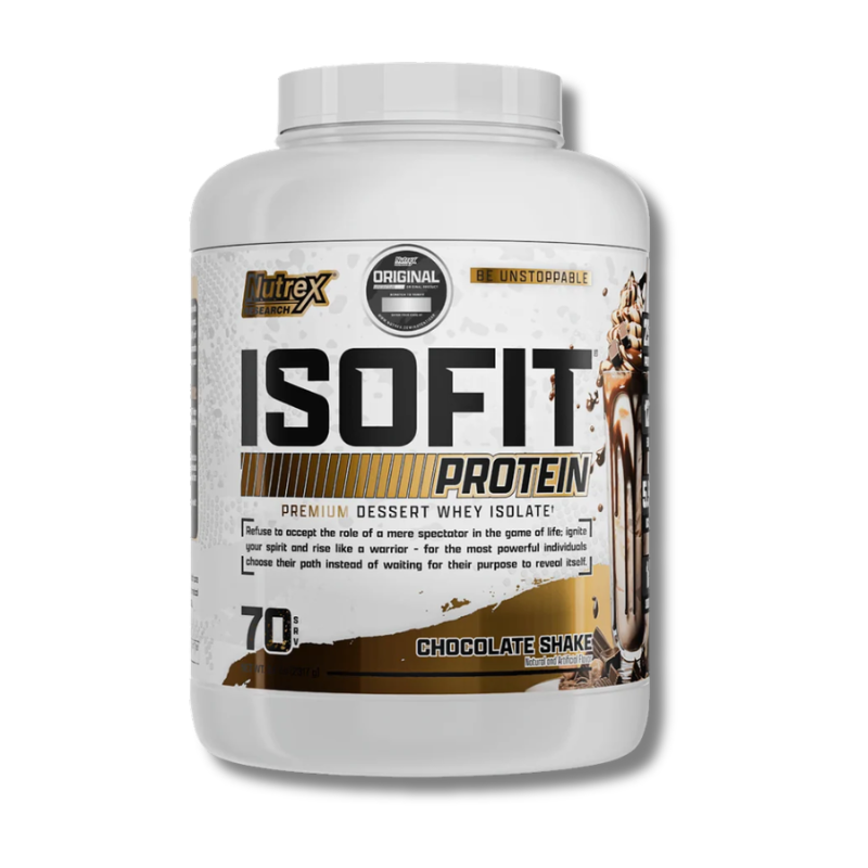 ISOFIT Protein Premium Dessert Whey ISOLATE – 5.4 lbs / 70 servicios, sabores