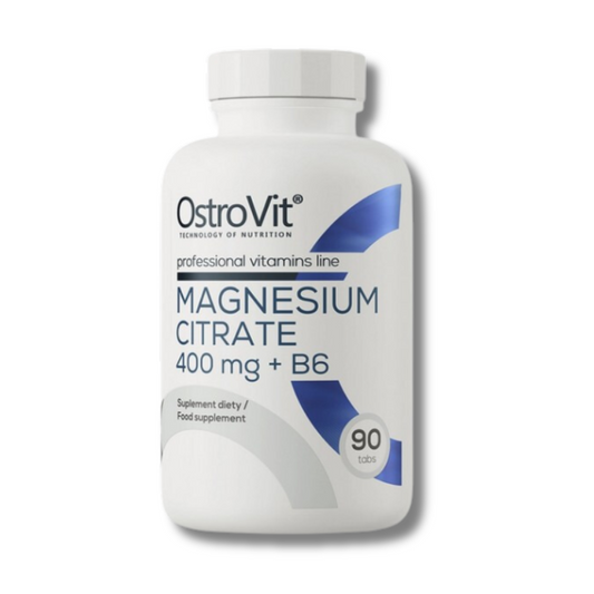 MAGNESIO Citrate 400 mg + B6 – 90 tabs / 30 servicios
