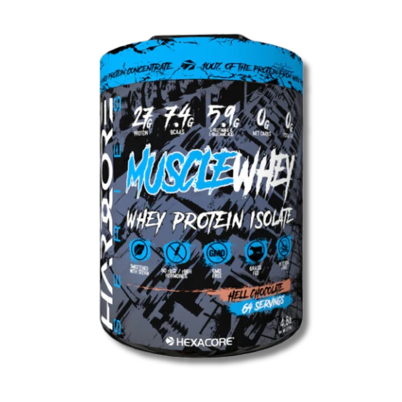 Muscle Whey ISOLATE – 4.8 lbs / 64 servicios, sabores