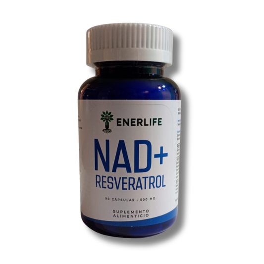 NAD + RESVERATROL 500 mg – 90 caps / 45 servicios