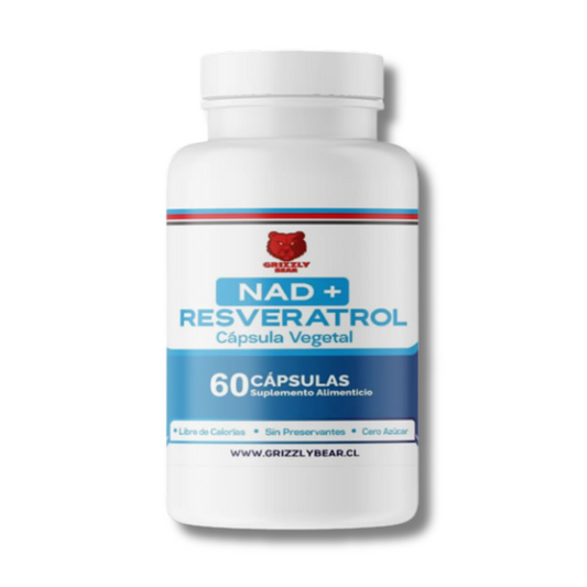 NAD + RESVERATROL Cápsula Vegetal – 60 caps / 60 servicios