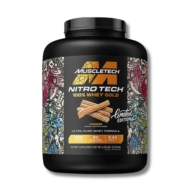NitroTech 100% WHEY GOLD – 5.1 lbs / 69 servicios, (LIMITED EDITION), sabores