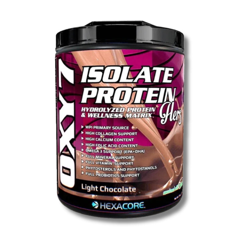 OXY 7 HERS ISOLATE Whey Protein – 5 lbs / 60 servicios, sabores