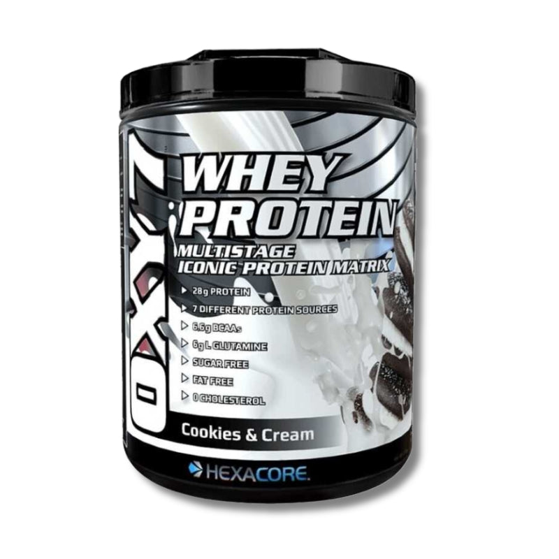 OXY 7 Whey Protein – 5 lbs / 67 servicios / sabores