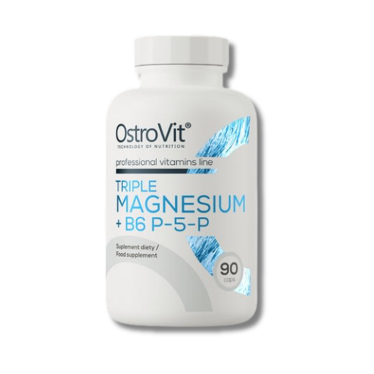 TRIPLE MAGNESIO + B6 P-5-P - 90 caps / 30 servicios
