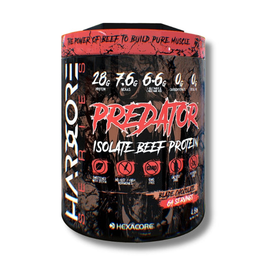 PREDATOR Isolate BEEF Protein – 4.8 lbs / 64 servicios, sabores