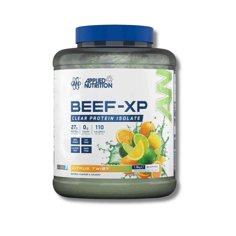 BEEF-XP Clear Protein ISOLATE – 1.8 kgs / 60 servicios (TEXTURA DE JUGO), sabores