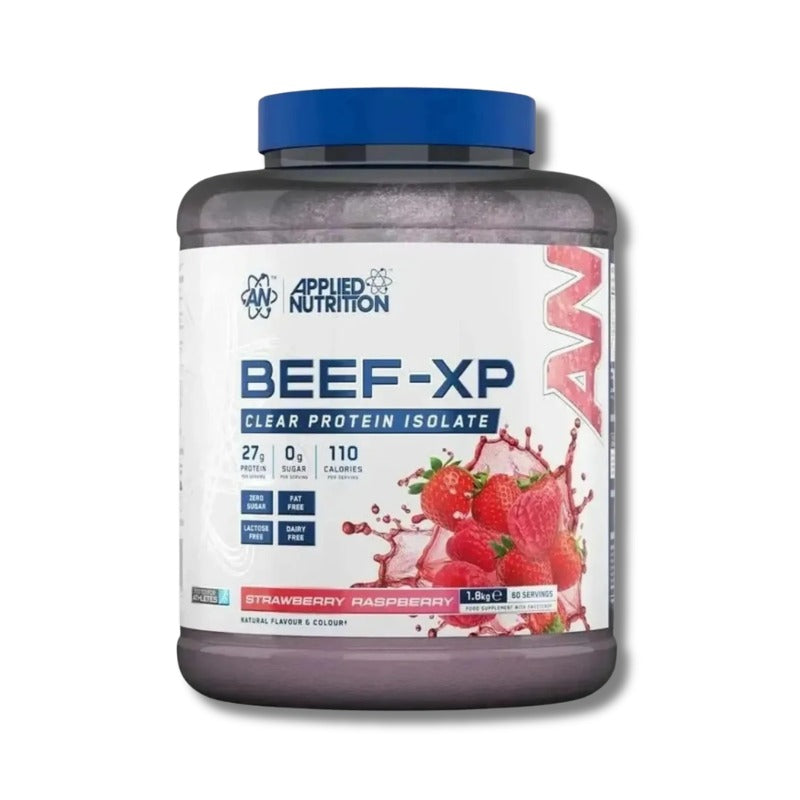 BEEF-XP Clear Protein ISOLATE – 1.8 kgs / 60 servicios (TEXTURA DE JUGO), sabores