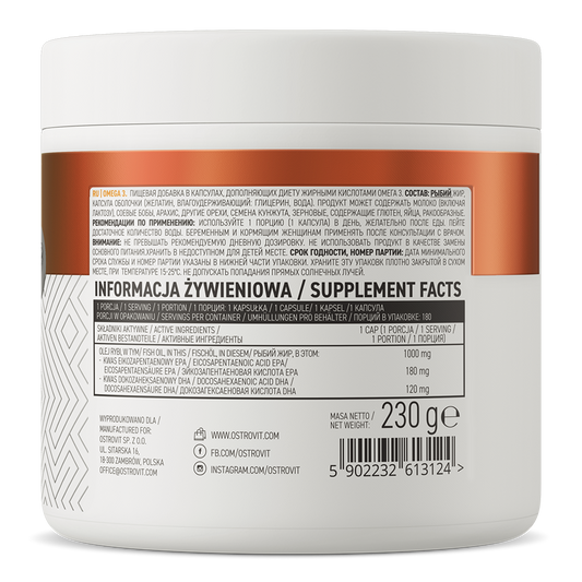 OMEGA 3 – 180 caps / 180 servicios