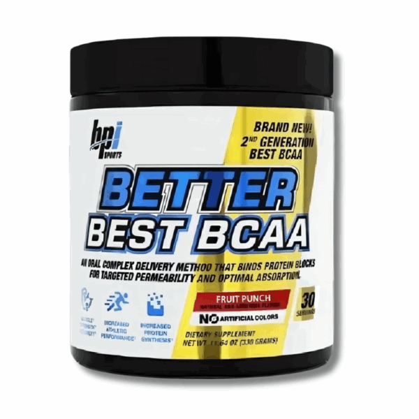 BETTER Best BCAA - 330 grs / 30 servicios, fruit punch
