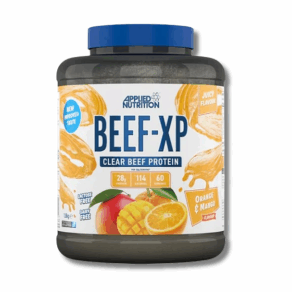 BEEF-XP Clear Protein ISOLATE - 1.8 kgs / 60 servicios, orange & mango (jugo)