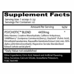 Psychotic RED Infused Pre-Workout USA - 369 grs / 60 servicios, fruit punch - Imagen 2