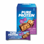 Barras de Proteína PURE PROTEIN 20 grs GLUTEN FREE - 6 unidades / 50 grs, chewy chocolate chip