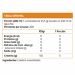 Creatina MONOHYDRATE Biovolumizing - 1000 grs / 200 servicios, unflavored - Imagen 2